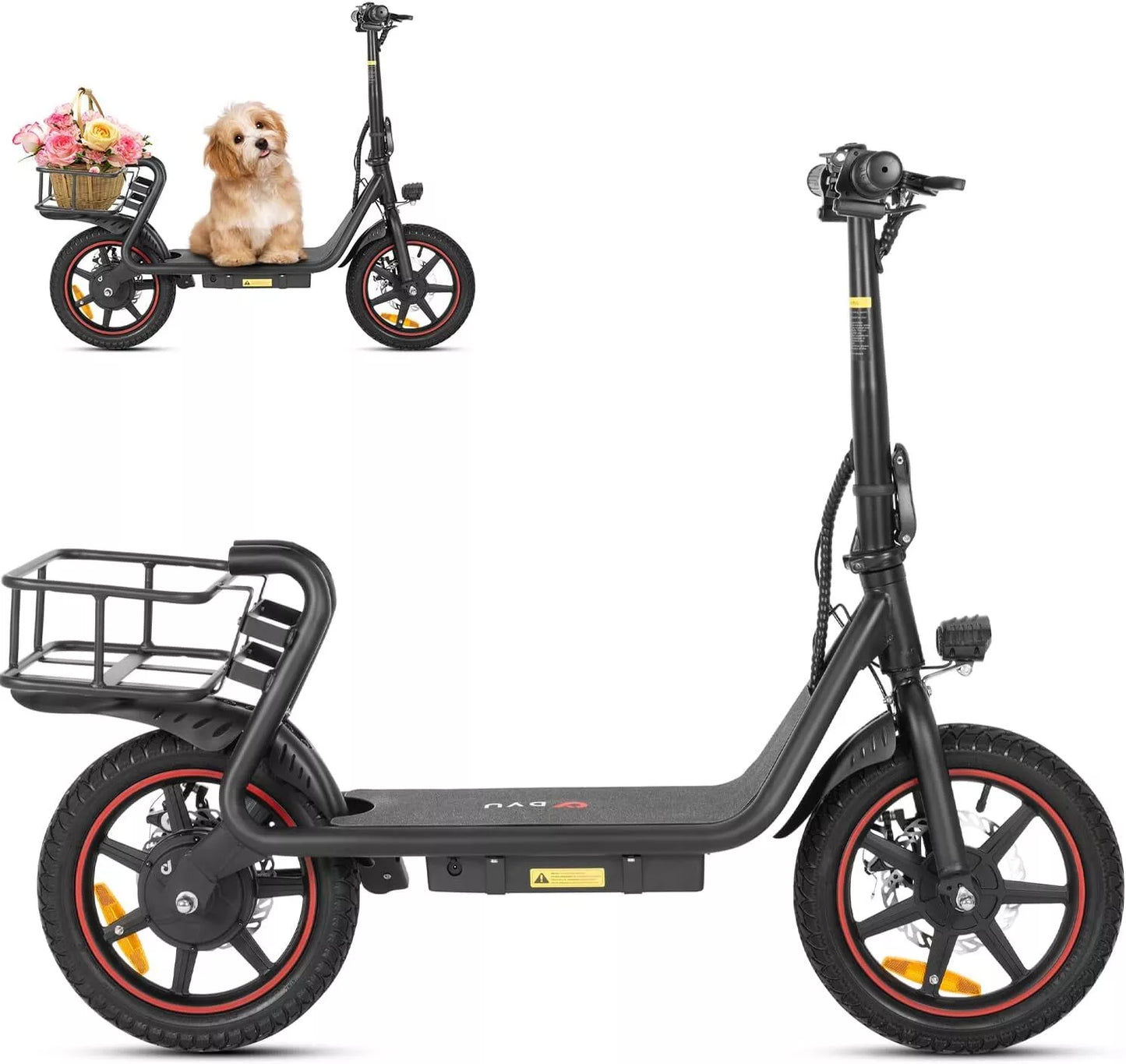 Bicicletta elettrica pieghevole DYU C4 da 14 pollici