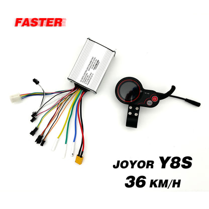 JOYOR Y8S ABE-Geschwindigkeitsbegrenzungs-Aufhebungskit zur Erhöhung der Geschwindigkeit des Elektrorollers (Controller und Display) (Englisch)