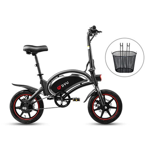 Mini bicicleta eléctrica plegable DYU D3F de 14 pulgadas