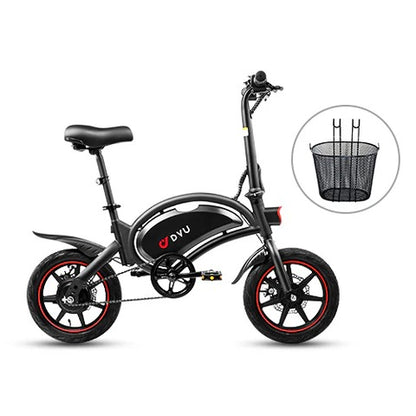 Mini bicicleta eléctrica plegable DYU D3F de 14 pulgadas