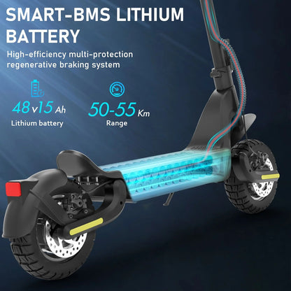 Patinete eléctrico todoterreno TODIMART X5 (Bluetooth APP) de 800 W