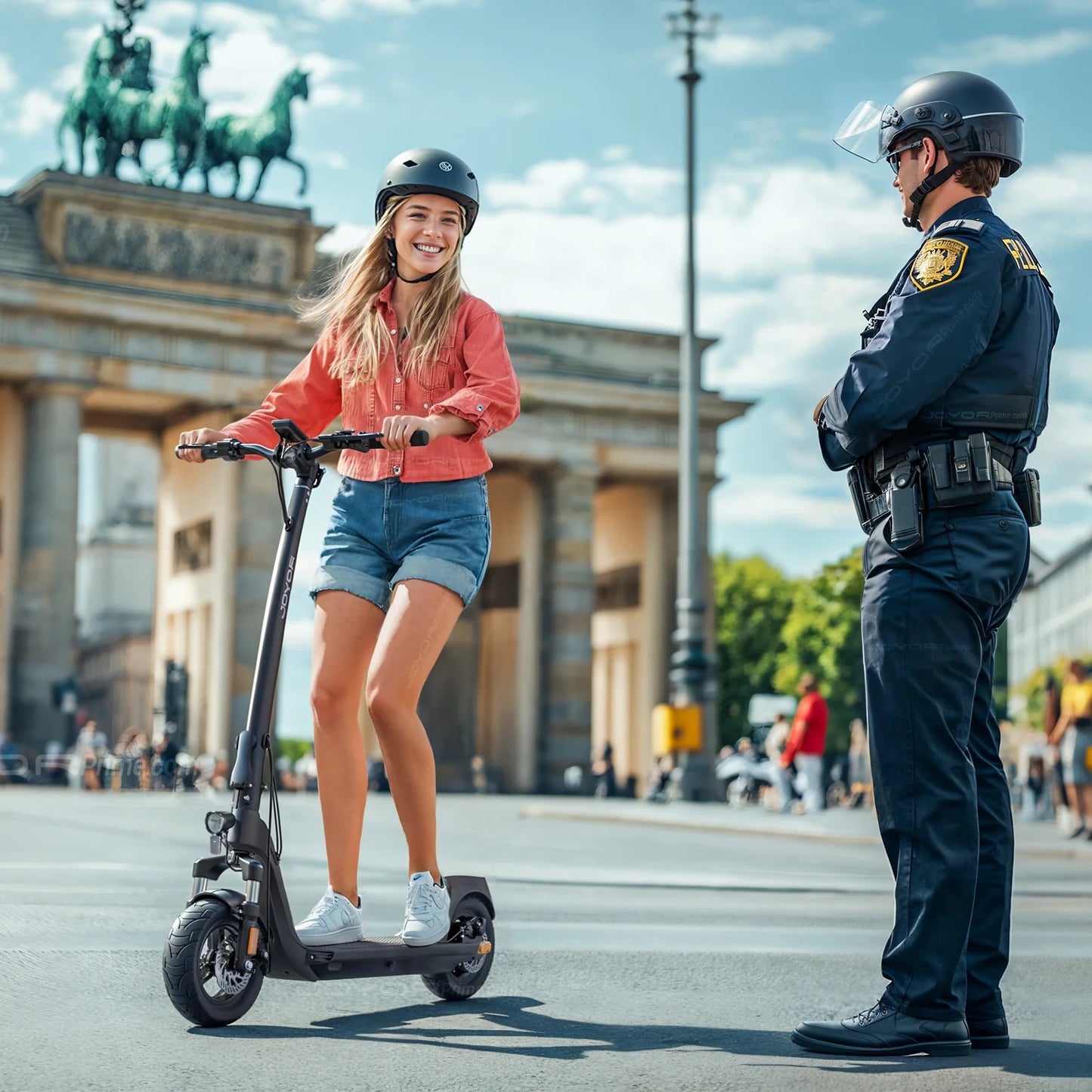 JOYOR C10-E Scooter ABE Legal in Germany with removable battery