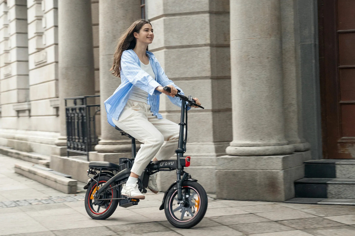  DYU A5 14 Zoll voll faltbares Elektrofahrrad