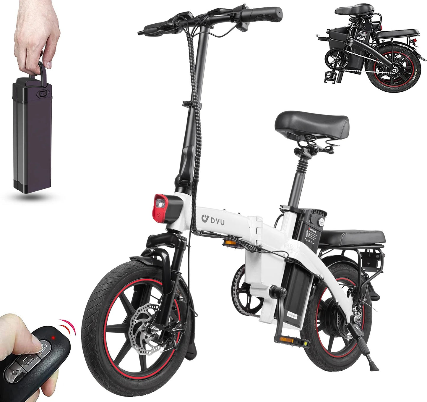  DYU A5 14 Zoll voll faltbares Elektrofahrrad