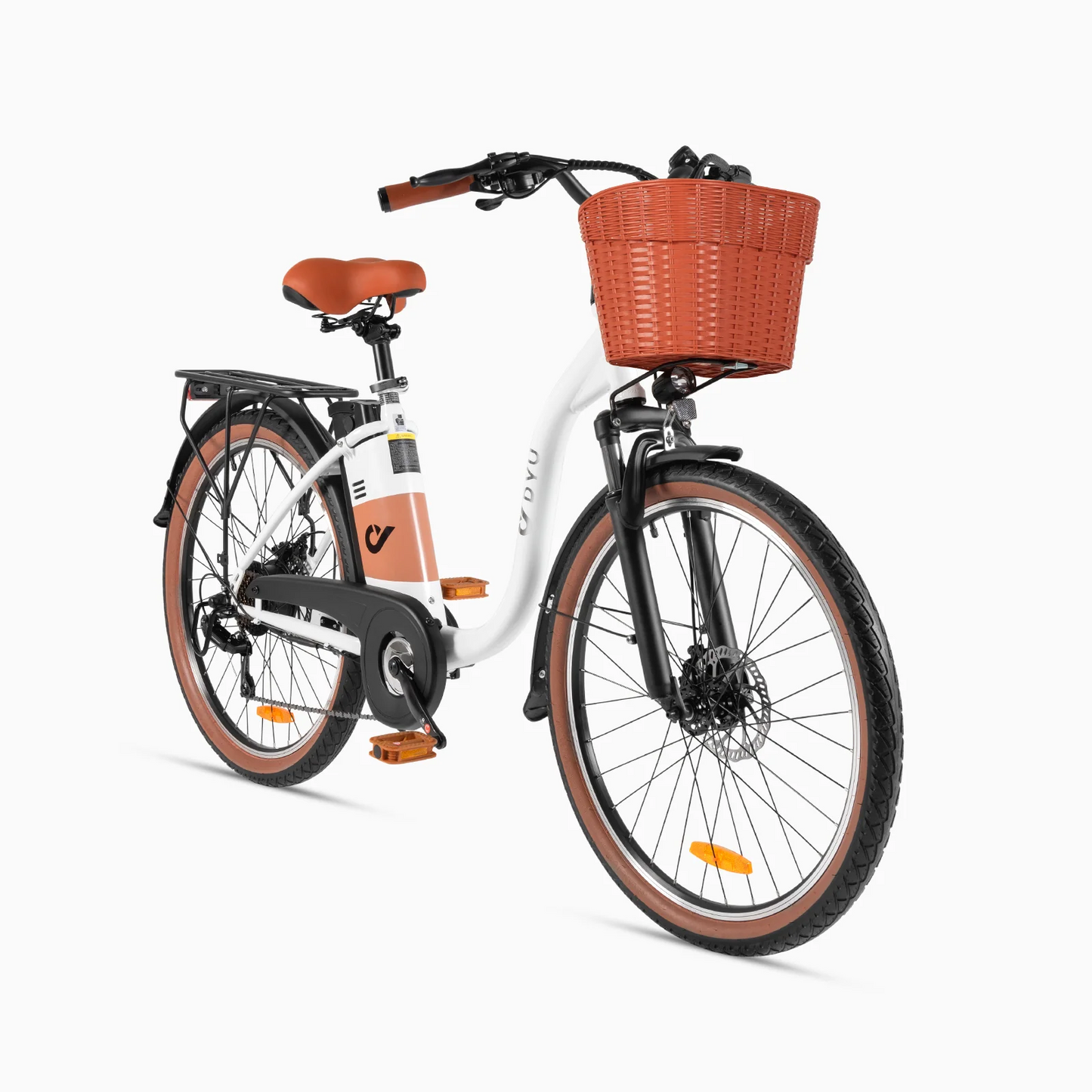Bicicleta eléctrica urbana DYU C6 Pro de 26 pulgadas