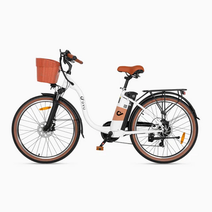 Bicicleta eléctrica urbana DYU C6 Pro de 26 pulgadas